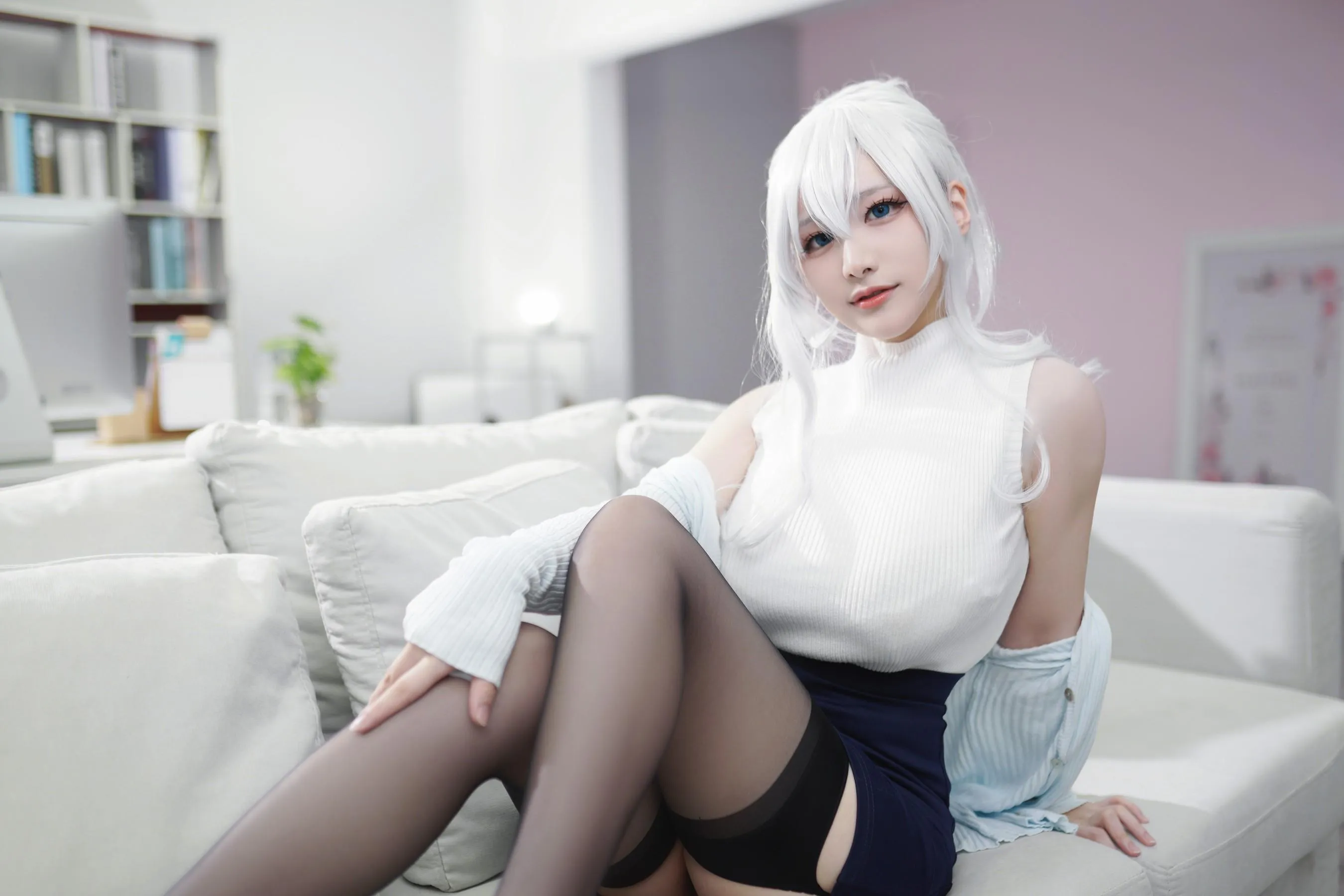 幼愛youmeko – NO.06 未亡人雪女cos [71P]插图